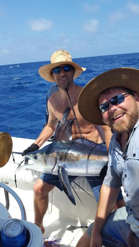 Charte de pêche professionnelle à Rincon pour Mahi, Wahoo, Tuna, Marlin et plus encore.