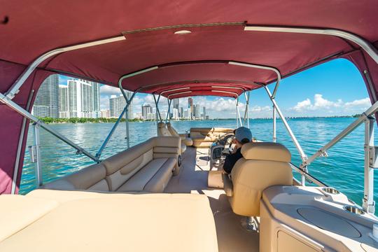 Enjoy Miami with 27FT PONTOON!!