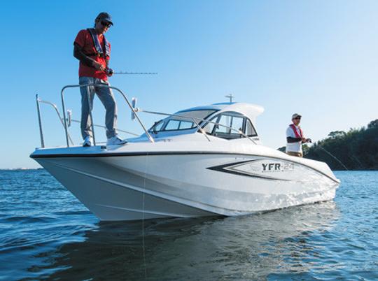 YAMAHA 24ft at Kisarazu. Ideal Boat for Fishing!!