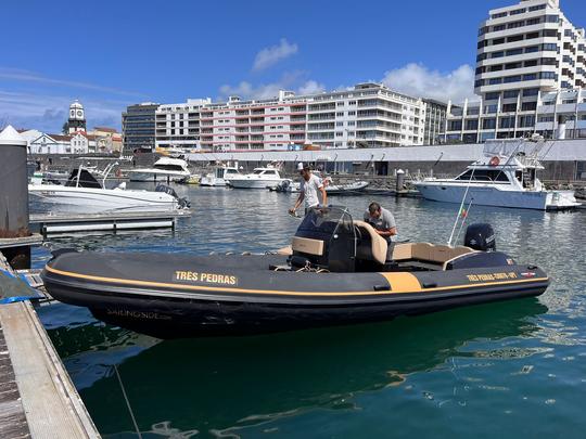 25ft Hydrosport RIB with 200 Hp Suzuki outboard motor