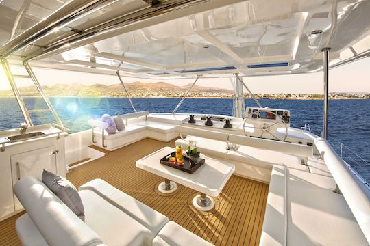 All inclusive crewed yacht charter 58'Luxury Catamaran in Long Beach, California