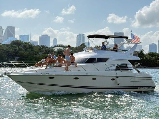 Enjoy Miami In 50FT SUNSEEKER MANHATTAN!