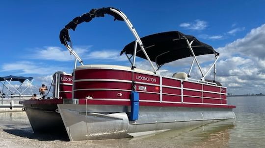 24' Lexington "Eckle" Pontoon Charter in Tampa, FL