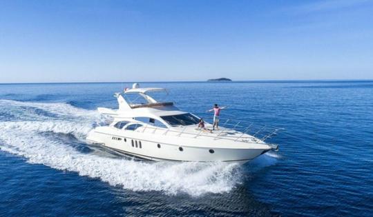 Alquiler de megayate Azimut 62 Fly Power en la Costa Azul, Francia 