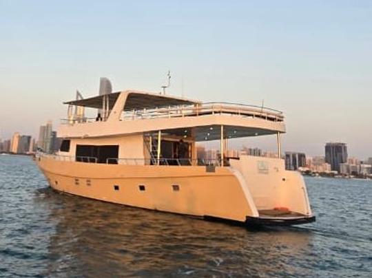 Luxury 80ft Power Mega Yacht for 30 guests in Abu Dhabi