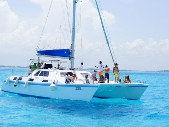 Charters de voile de 41 pieds au départ de Costa Mujeres, Cancún