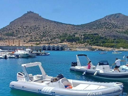 De Marsala: passeio de bote a Favignana com aperitivo e degustação de vinhos