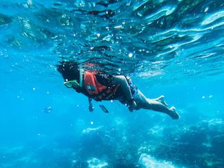 Snorkeling in Port City, Sri Lanka