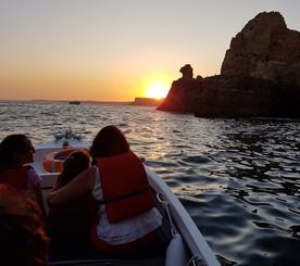 Private Sunset Boat Tour to Ponta da Piedade in Lagos, Algarve