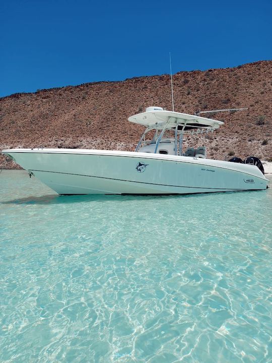 Boston Whaler- Outrage 320 MotorBoat for the best day at La Paz.