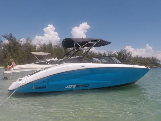 Alquile este Jetboat Yamaha AR250 de 25 pies 2023 en Sarasota