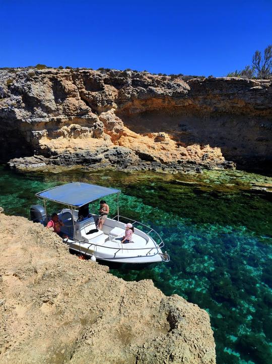 MALTA Gozo Comino Caves Caves Crystal/Blue Lagoon - Passeios de barco privados