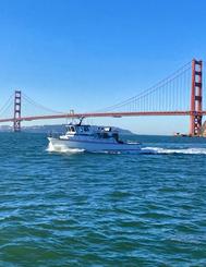 Parties and bay cruises on San Francisco Bay with the 43' Delta Yacht