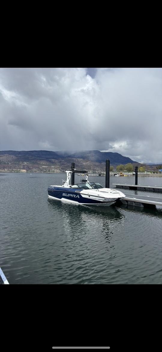 Supra Wakeboard Boat for Rent in Kelowna, British Columbia