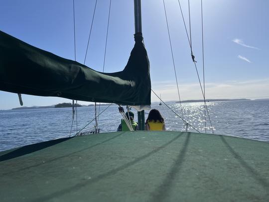 Navegar y acampar en las Islas del Golfo de Columbia Británica