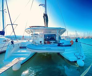 Katerina Lagoon 42 (2020) Sailing Catamaran Rental in Lefkada, Greece!