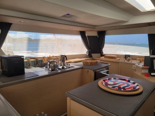 The Saba 50 Maestro Catamaran is a very comfortable model