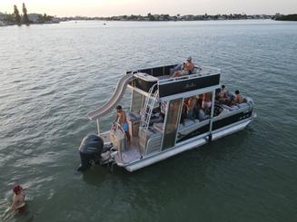 Double Decker Party Boat with Water Slide in Madeira Beach!