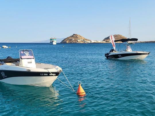 Soyez... le capitaine et explorez toutes les plus belles plages de Mykonos