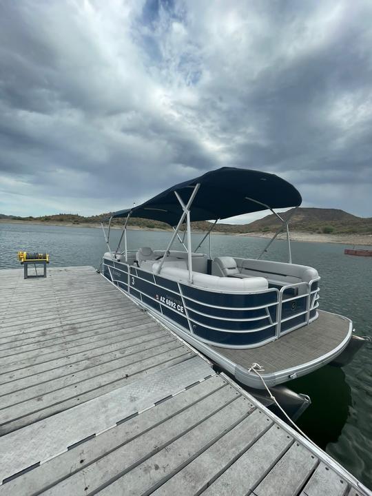 2023 Godfrey Sweetwater Pontoon for rent at Lake Pleasant!