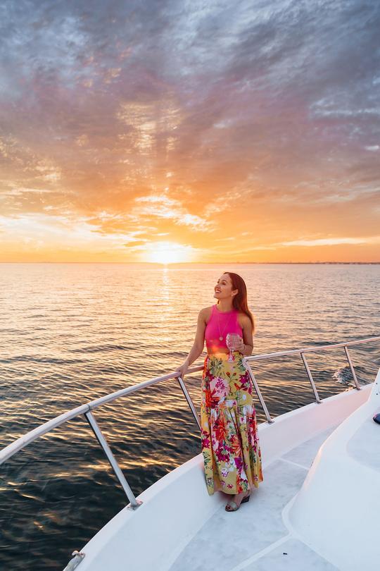 Private Sunset Yacht Cruise for up to 4 guests