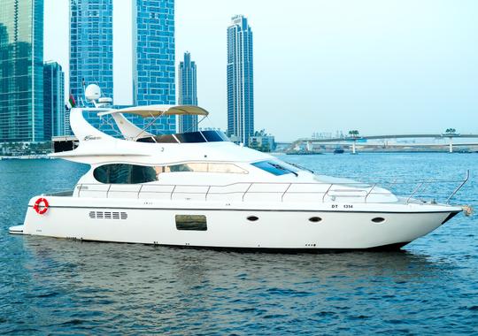 Luxury New 72ft Majesty for 28 guest in Dubai Marina Harbor 