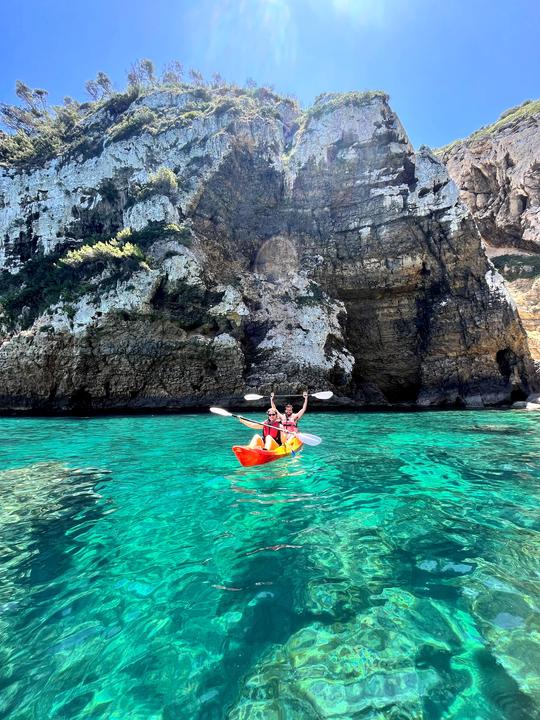 Uncharted Marine Reserve Cave, Snorkel & Cliff Jumping Kayak Tour