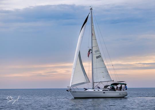 2hr Day Sail from the port of South Haven Mi. on a Catalina 36