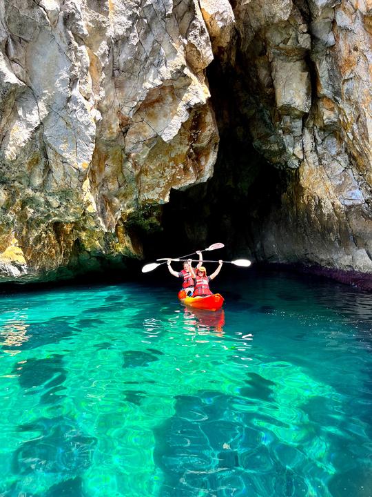 Uncharted Marine Reserve Cave, Snorkel & Cliff Jumping Kayak Tour