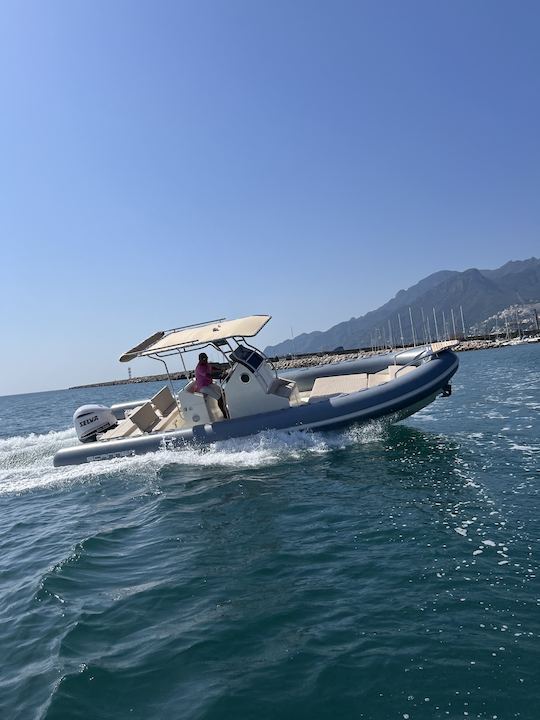 Explore Amalfi Coast on Inflatable Scanner 870 Boat