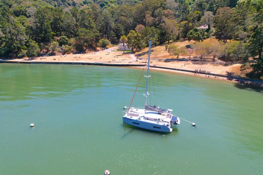 Catamaran à voile de luxe de 40 pouces | Voile d'hiver confortable | San Francisco