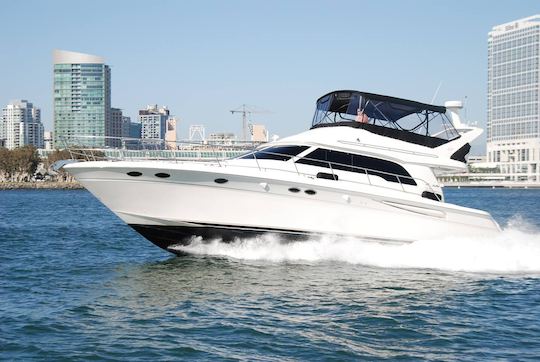 Luxurious Private Yacht Experiences Await Aboard this 53' Sea Ray for up to 12!