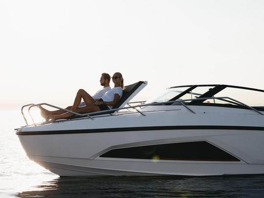 Nordkapp Noblesse 830 Luxury Speedboat Rental in Paros, Greece