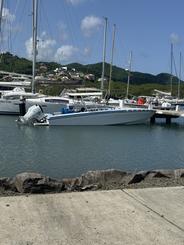 private charter in the st lucia 32ft scarab