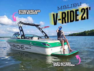 Malibu Wake Boat & Captain | Lac Minnetonka | Croisières, surf et natation