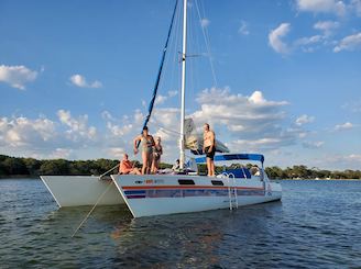 Relaxing Catamaran Adventure: Snorkel, Sail, Dolphins