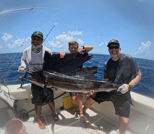 Pegue a melhor aventura de pesca em Cancún!