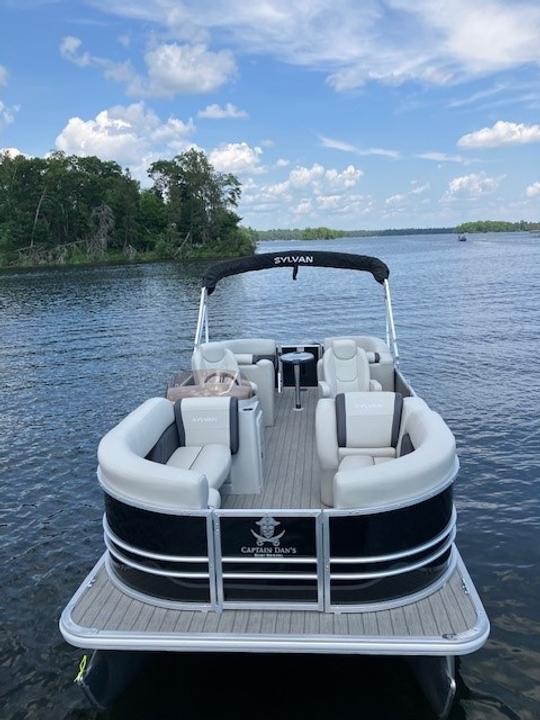 Alquiler de pontones Sylvan 822 LZ en Crosslake, Whitefish Chain