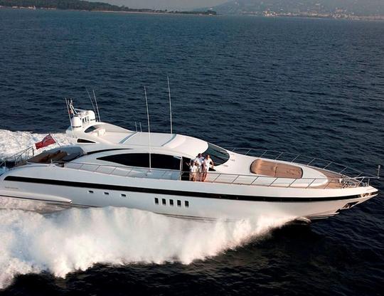 ENZO Overmarine Mangusta 92 Mega Yacht Rental in Monaco