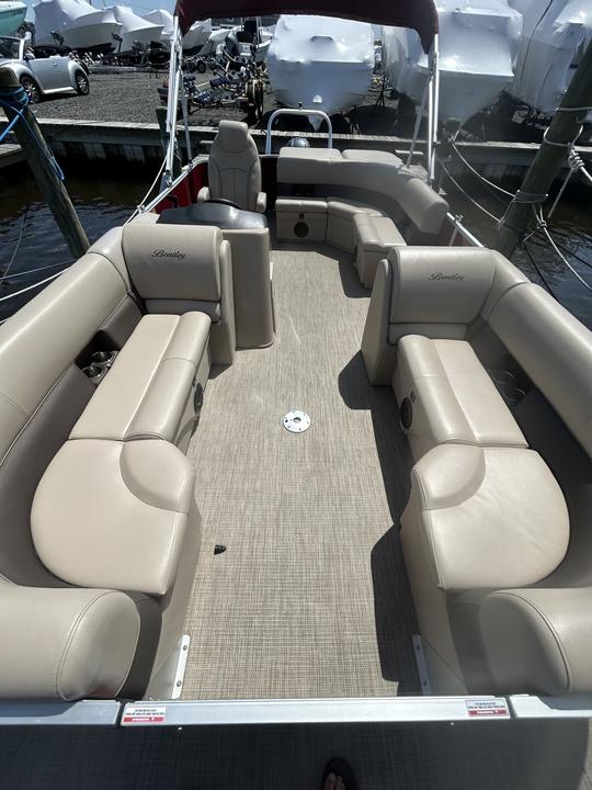 Private Pontoon Boat rides on the Barnegat Bay 