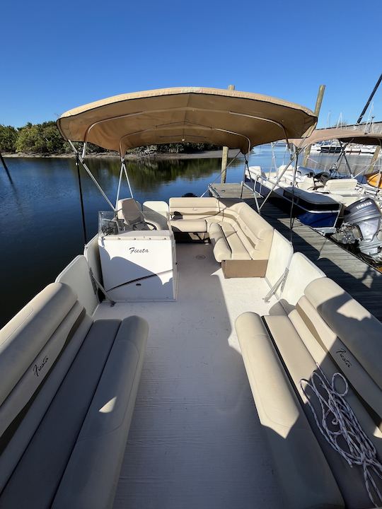 20ft Fiesta Pontoon Boat! Cruise & Party!