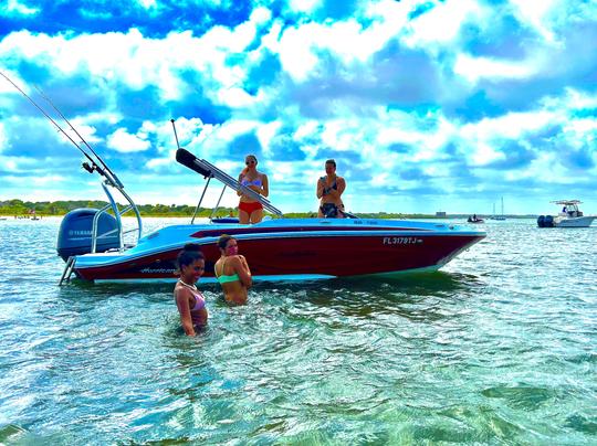 Barco con cubierta Hurricane Sport. Combustible gratuito para 9 pasajeros en St Augustine o Palm Coast