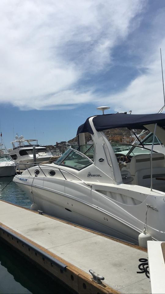 Yate Sea Ray de 32 pies para su aventura marítima en Los Cabos.