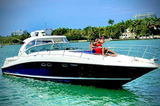 1 hora gratis: yate y moto acuática en Miami: Sea Ray Sundancer de 50 pies