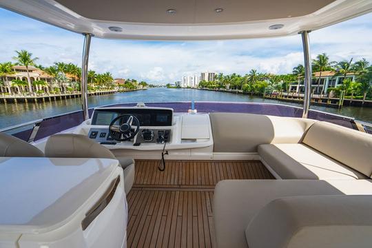 Luxury Yacht Charter: 2019 Princess F55 in Palm Beach