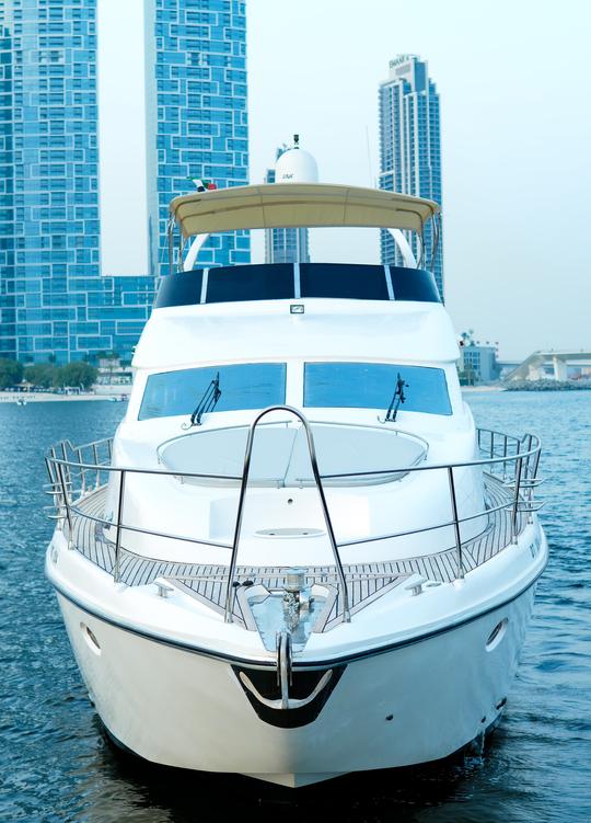 Luxury New 72ft Majesty for 28 guest in Dubai Marina Harbor 