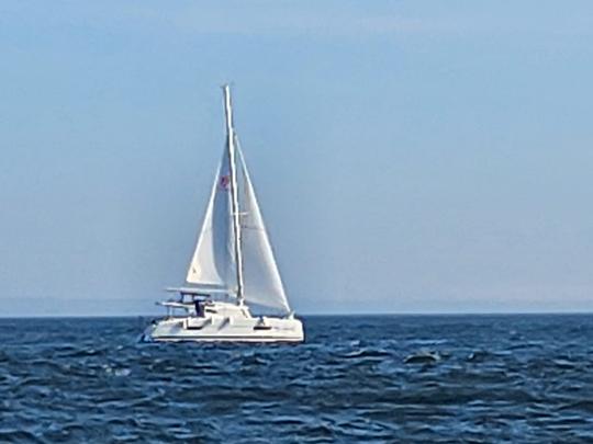 Fonte de catamarã Pajot Isla 40 para explorar o majestoso rio Tejo