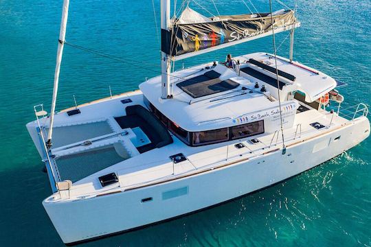 Luxury Awaits on Our 45FT Lagoon White – Fort Lauderdale