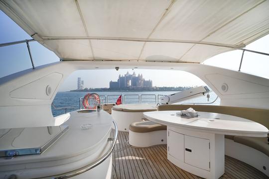 Luxury majesty 88ft motor yacht with jacuzzi