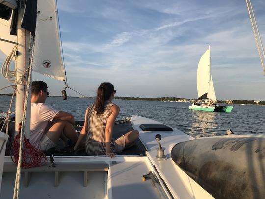  CATAMARAN ET DAUPHIN SAIL FOLLY BEACH SC